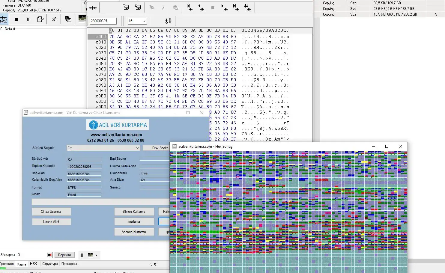 harddisk dosya geri getirme kurtarma