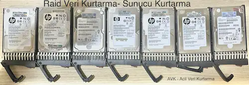 raid sunucu kurtarma disk