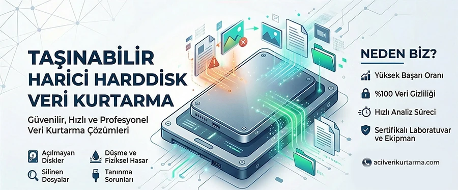 tasinabilir harici harddisk kurtarma hizmeti
