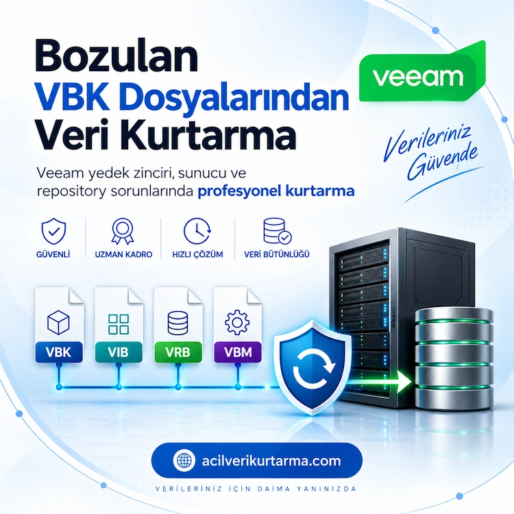 Bozulan VBK Dosyalarından Veri Kurtarma