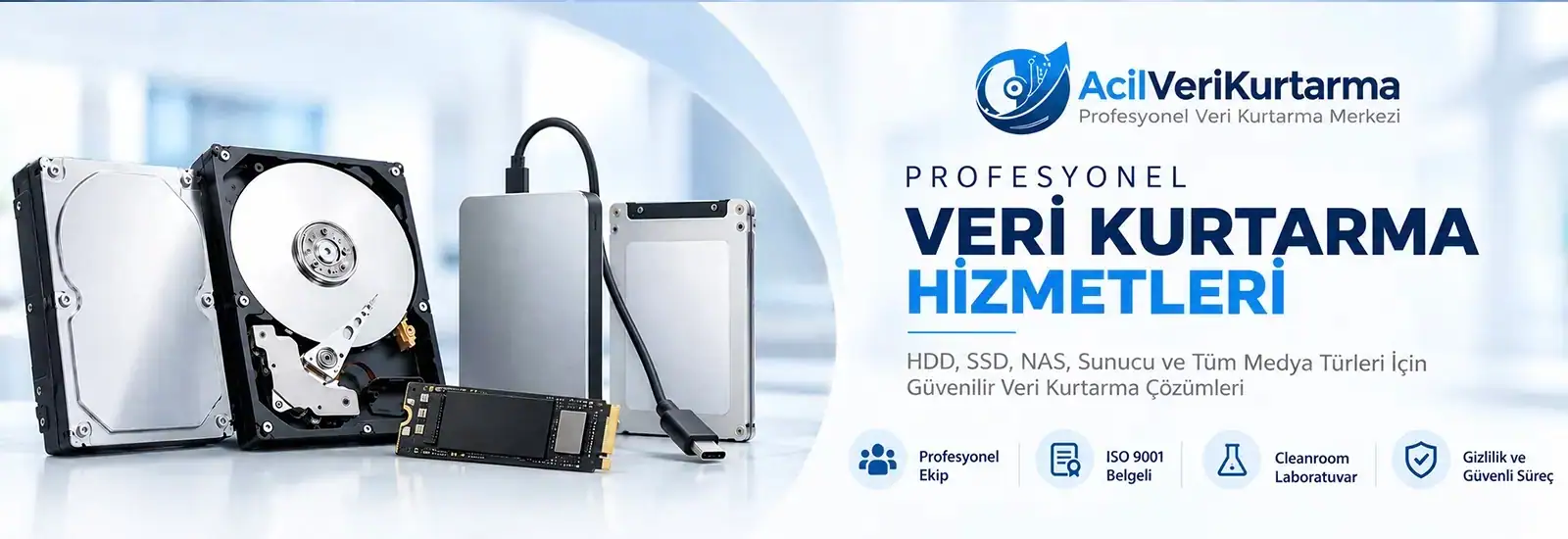 Harddisk SSD Veri Kurtarma Merkezi