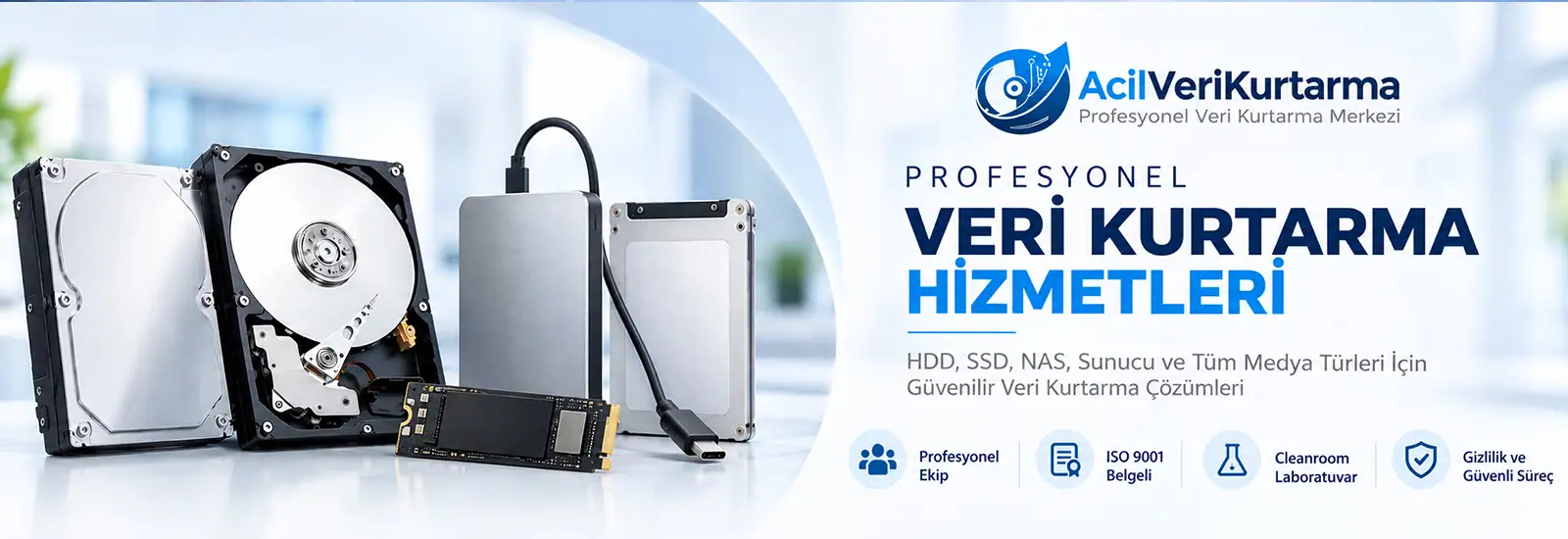 Harddisk SSD Veri Kurtarma Merkezi